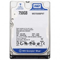 WD 750GB Scorpio Blue (notebook) 